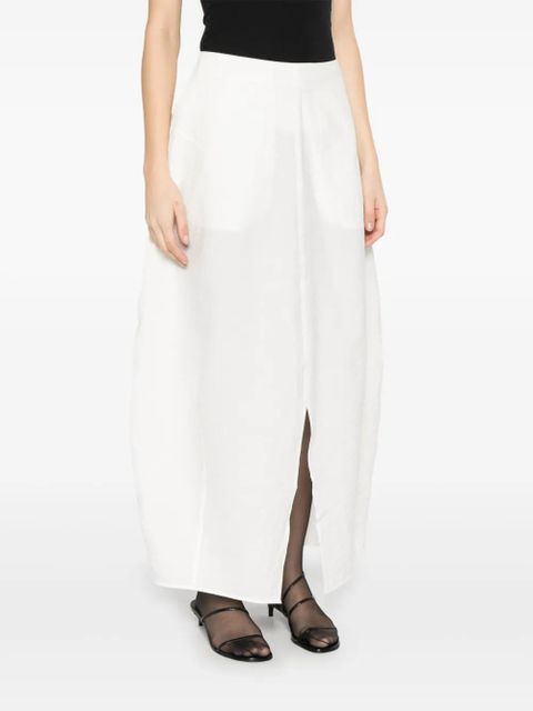 TOTEME parachute maxi skirt - Neutrals