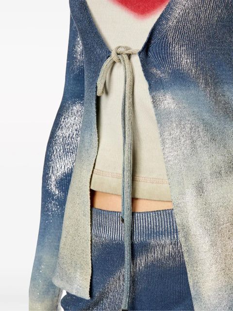 Diesel M-Isolde faded cardigan - Blue