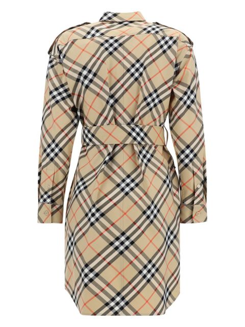 Burberry Vintage Check cotton shirtdress - Brown