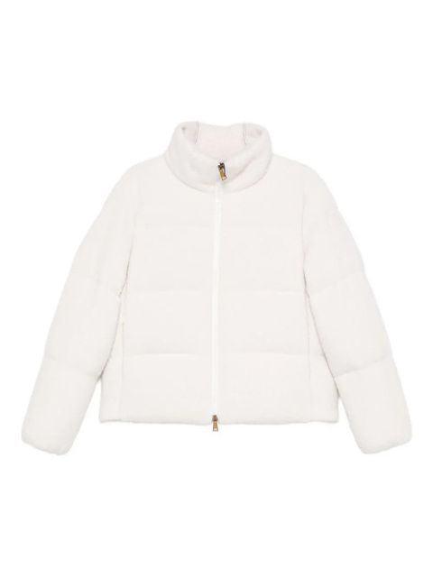 Moncler zip-fastening padded jacket - White