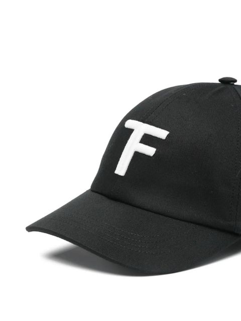 TOM FORD logo-embroidered cap - Black