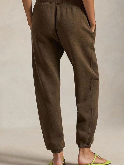 Polo Ralph Lauren spodnie dresowe kolor zielony gładkie 211971700 - zdjęcie produktu nr 2