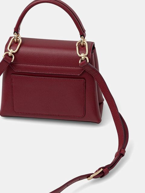 Furla torebka skórzana kolor bordowy WB00109.ARE000.CGQ00