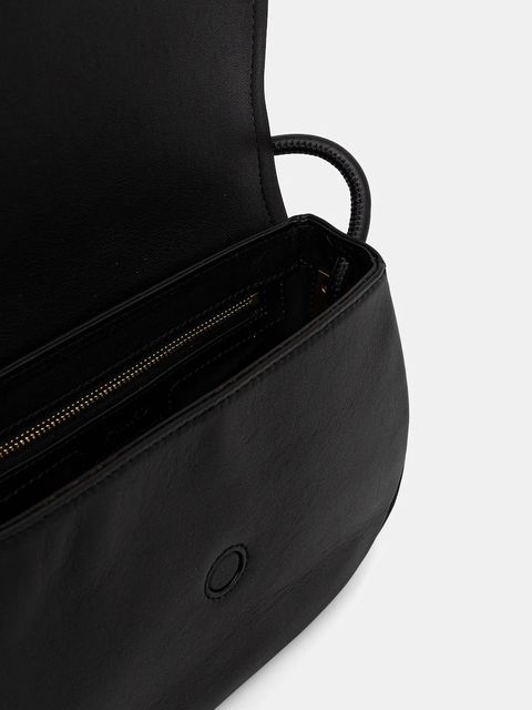 Pinko torebka skórzana kolor czarny 103831 A1ZX