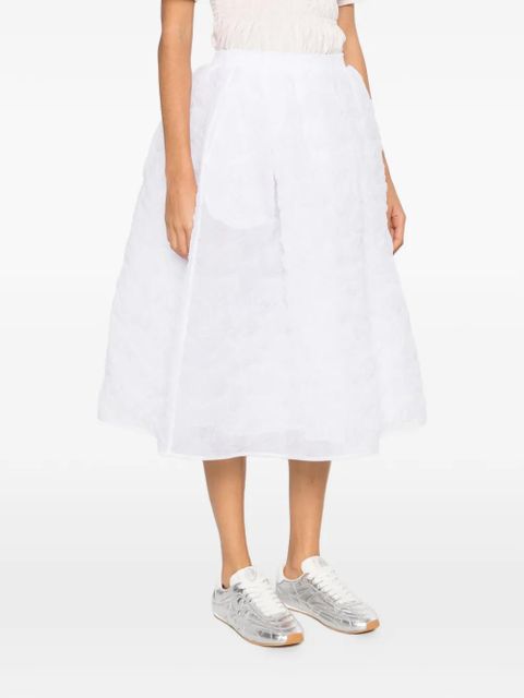 Cecilie Bahnsen white midi skirt