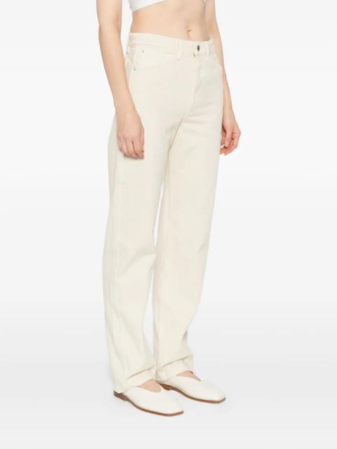 LEMAIRE cotton jeans - Neutrals