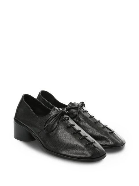Hereu lace-up block-heel pumps - Black - zdjęcie produktu nr 2