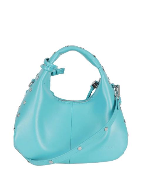 GANNI studded top-handle bag - Blue - zdjęcie produktu nr 1