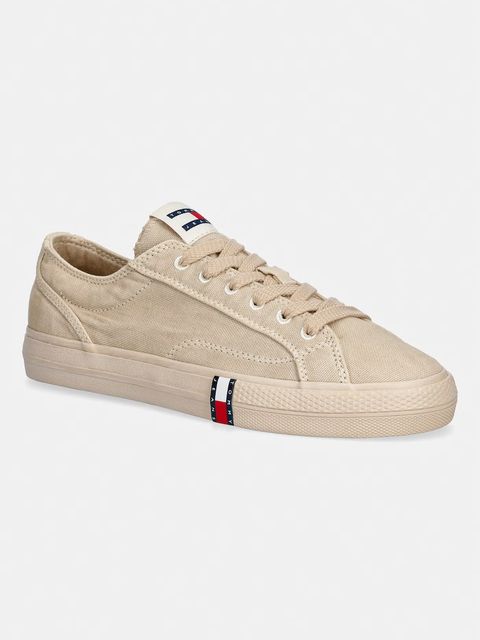 Tommy Jeans ARCHIVE VULC Y2K WASHED CANVAS tenisówki damskie - zdjęcie produktu nr 1