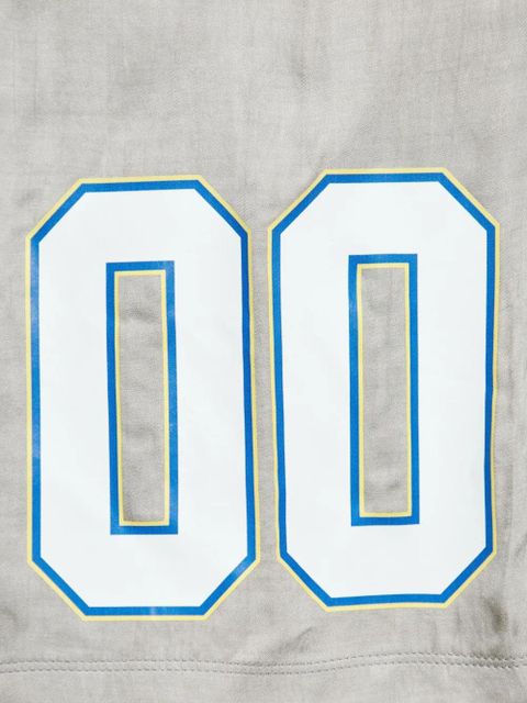 Off-White number-print shorts - Grey