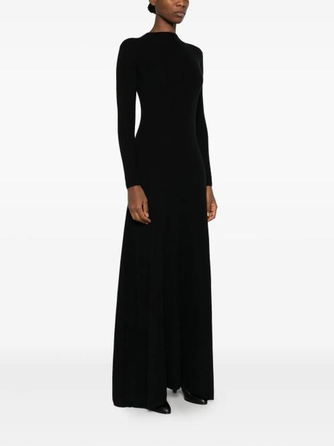 TOM FORD long-sleeve maxi dress - Black