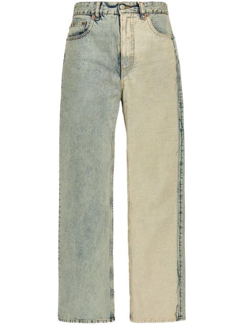 MM6 Maison Margiela low-rise wide-leg jeans - Blue - zdjęcie produktu nr 1