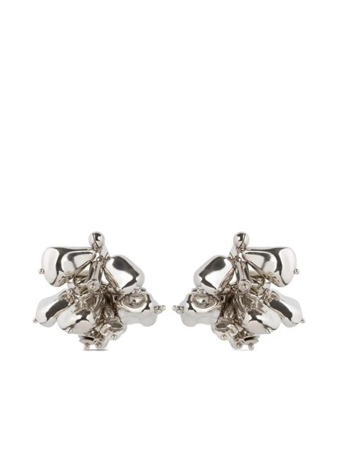 DRIES VAN NOTEN beaded earrings - Silver - zdjęcie produktu nr 1