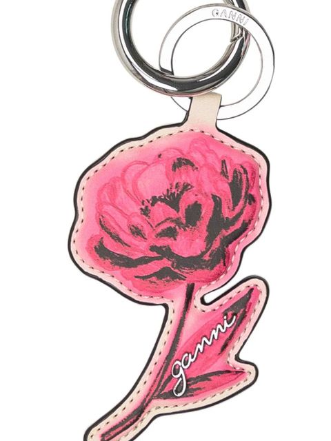 GANNI Flower keyring - Pink - zdjęcie produktu nr 2