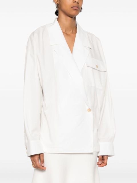 KHAITE Garth shirt - White