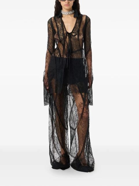 Blumarine lace trousers - Black - zdjęcie produktu nr 2