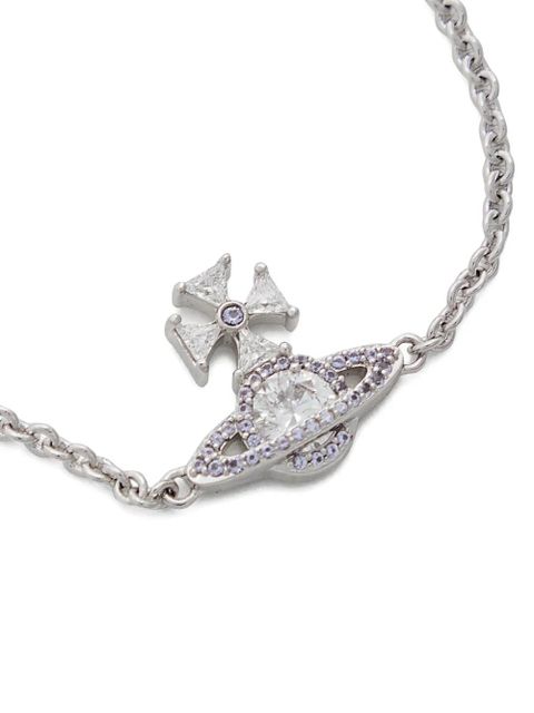 Vivienne Westwood orb chain bracelet - Silver - zdjęcie produktu nr 2