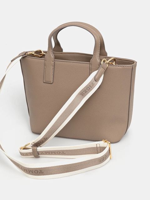 Tommy Hilfiger torebka kolor brązowy AW0AW17448