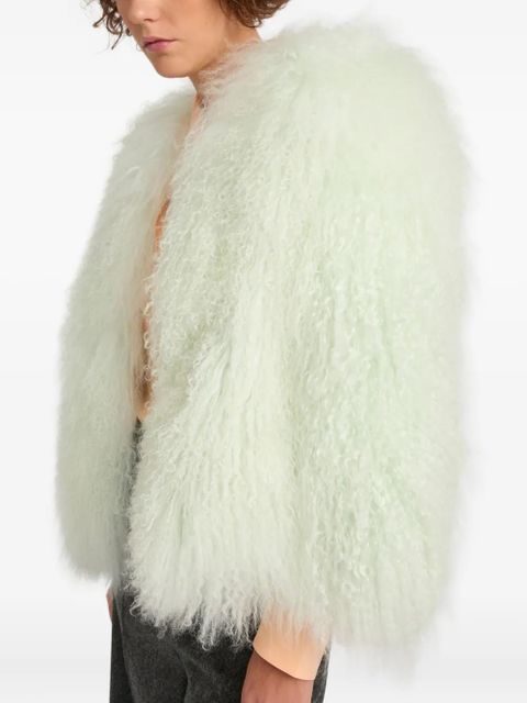 Yves Salomon shearling jacket - Green