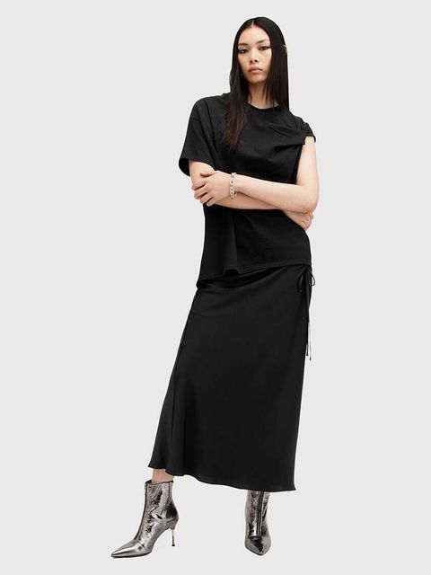 AllSaints t-shirt bawełniany ONYX TWIST