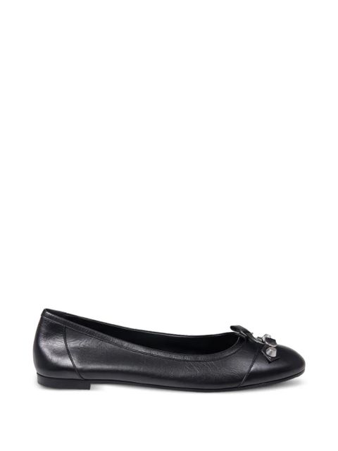 Balenciaga City bow buckled ballet flats - Black - zdjęcie produktu nr 1