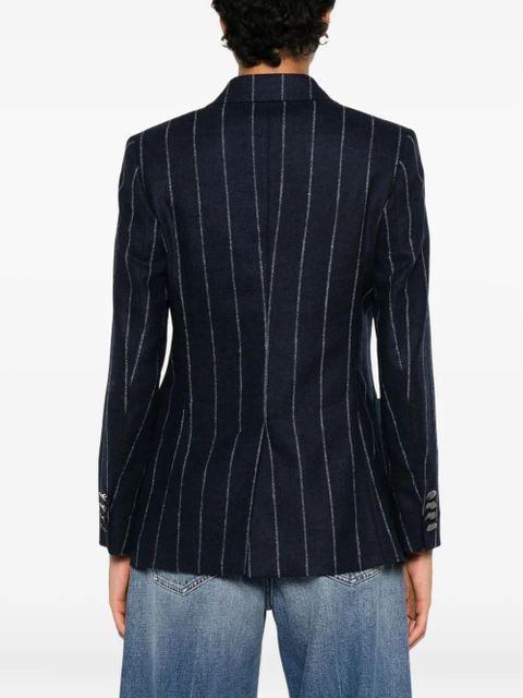 Max Mara pinstripe double-breasted jacket - Blue - zdjęcie produktu nr 2