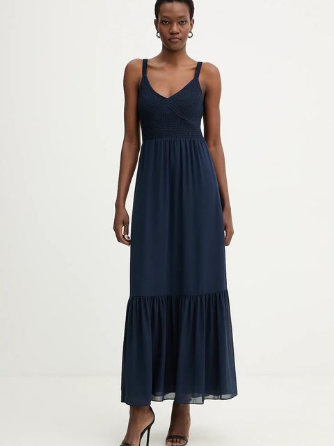 MICHAEL Michael Kors sukienka kolor granatowy maxi rozkloszowana MR683C57R3 - zdjęcie produktu nr 1