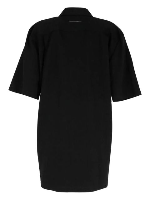 MM6 Maison Margiela short-sleeve pocket dress - Black - zdjęcie produktu nr 2