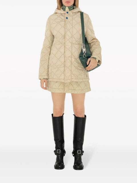 Burberry quilted hooded jacket - Neutrals