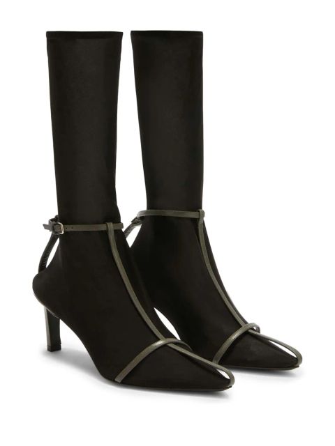 Jil Sander pointed ankle boots - Grey