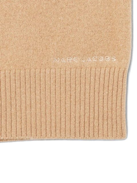 Marc Jacobs contrast-collar wool polo - Brown