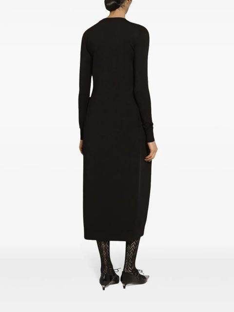 Dolce & Gabbana knitted cardi-coat - Black