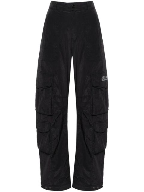 Golden Goose ripstop mid-rise cargo trousers - Black - zdjęcie produktu nr 1