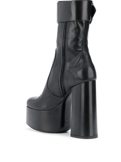 Saint Laurent Billy platform boots - Black