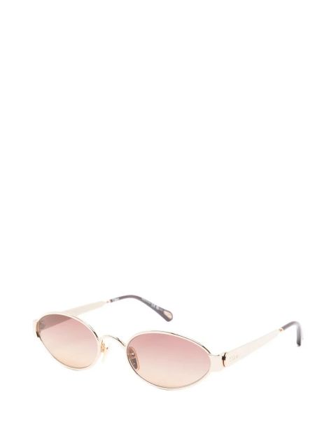Chloé oval-frame sunglasses - Gold - zdjęcie produktu nr 2