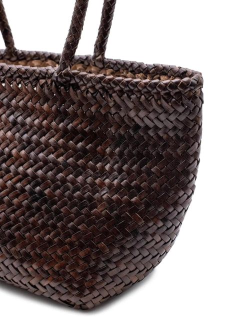 DRAGON DIFFUSION small Grace Basket tote bag - Brown