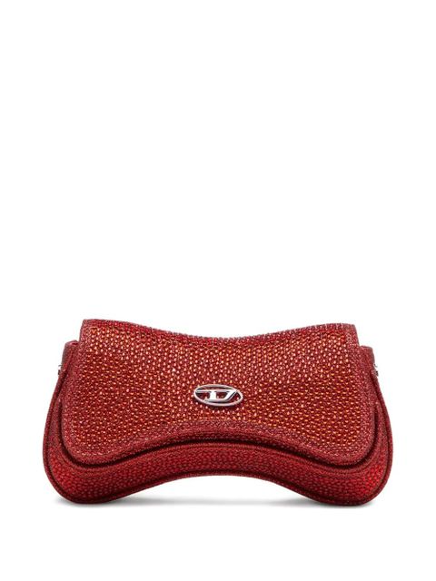 Diesel crystal-embellished clutch bag - Red - zdjęcie produktu nr 1