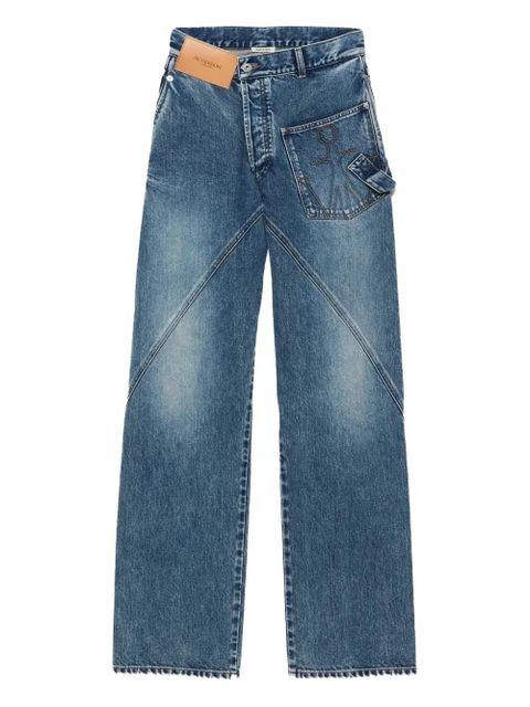 JW Anderson twisted workwear jeans - Blue - zdjęcie produktu nr 1