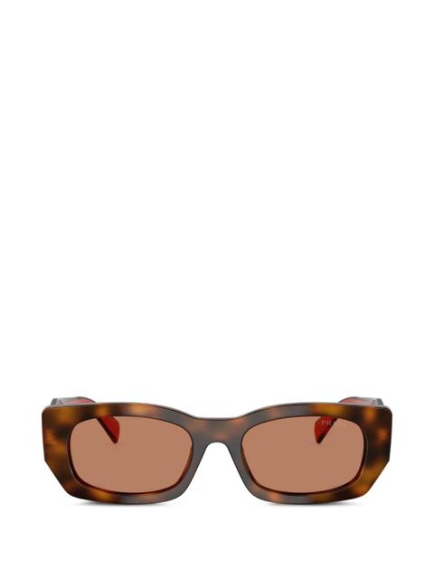 Prada Eyewear geometric-frame sunglasses - Brown - zdjęcie produktu nr 1