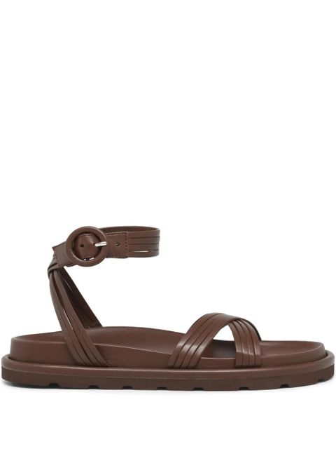 Gianvito Rossi leather sandals - Brown - zdjęcie produktu nr 1