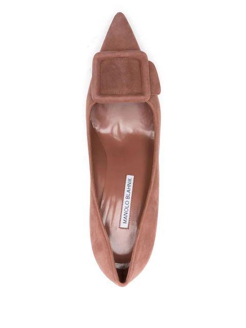 Manolo Blahnik 70mm Maysale pumps - Brown - zdjęcie produktu nr 2