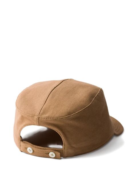 Prada old piqué baseball cap - Neutrals - zdjęcie produktu nr 2