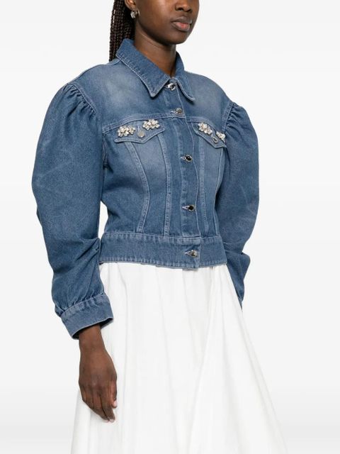 Simone Rocha embellished jacket - Blue