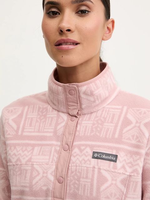 Columbia bluza outdoorowa Benton Springs damska kolor różowy wzorzysta 2085611