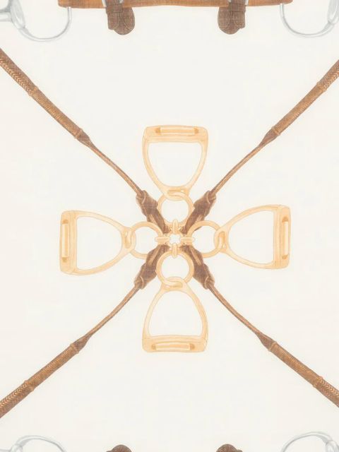Lauren Ralph Lauren equestrian-print scarf - Neutrals - zdjęcie produktu nr 2
