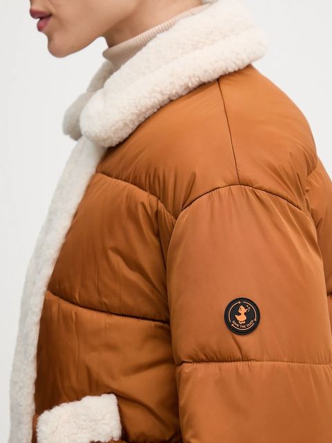 Save The Duck kurtka HONEY kolor brązowy zimowa D32338W.MEGA21