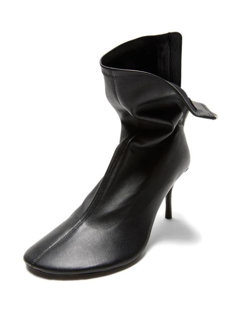 Acne Studios leather ankle boots - Black