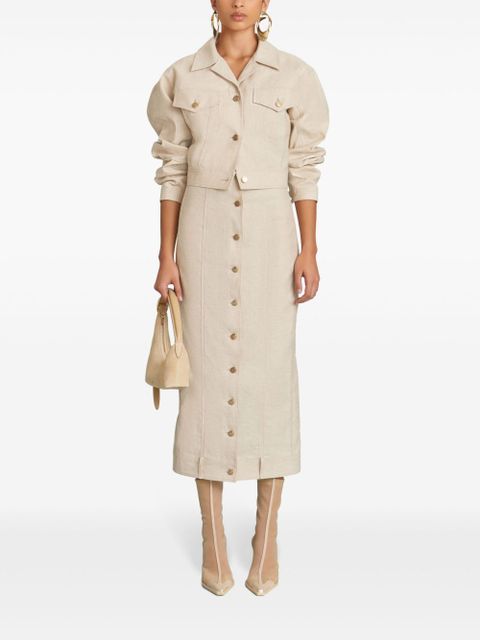 Cult Gaia Lua skirt - Neutrals - zdjęcie produktu nr 2