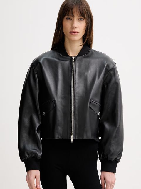 Stand Studio krótka kurtka damska skórzana - zdjęcie produktu nr 1