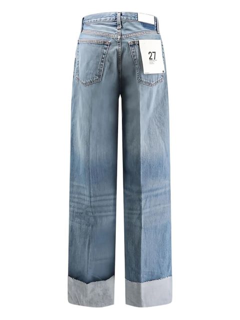 RE/DONE cuffed jeans - Blue - zdjęcie produktu nr 2